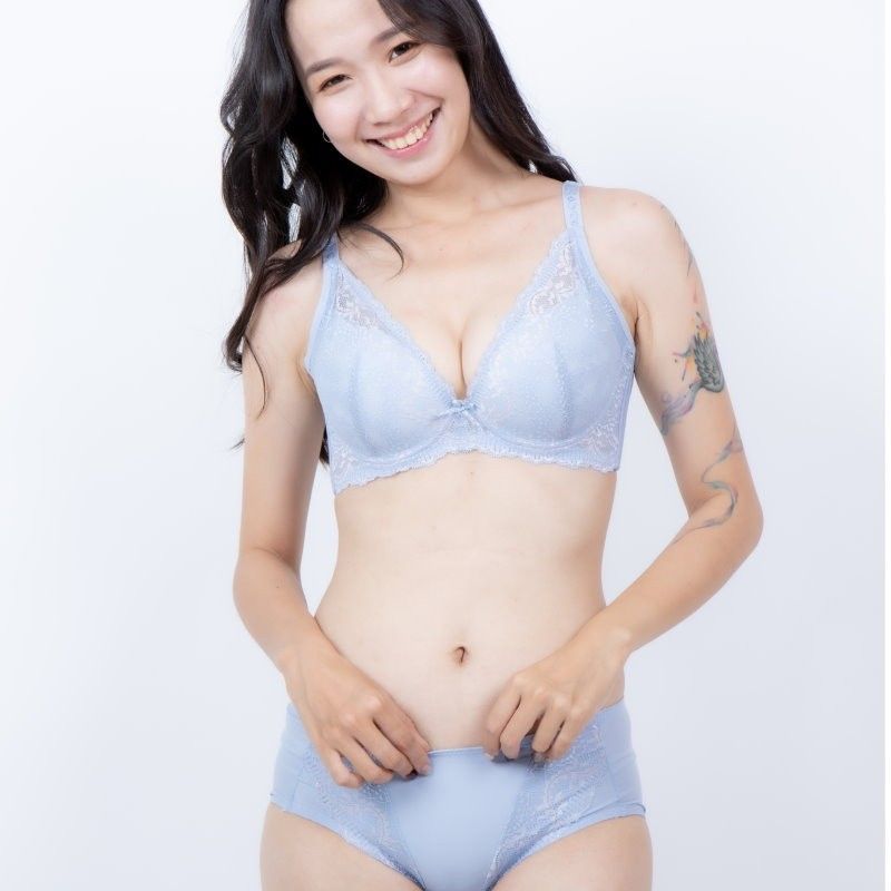 愛慕精靈軟鋼圈水滴型內衣｜A-C罩杯 集中聚攏收副乳 (吸濕排汗) 【小百合美學】86655
