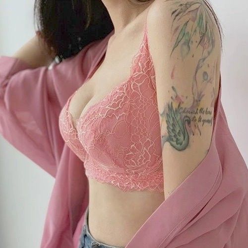 夢幻星辰文青知性集中內衣｜B-D罩杯 側推托片高挺 (美背寬版) 【小百合美學】881701
