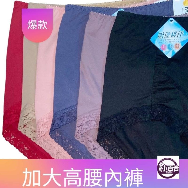 高腰加大吸濕排汗超細纖維莫代爾內褲 (台灣製) 【小百合】U2768