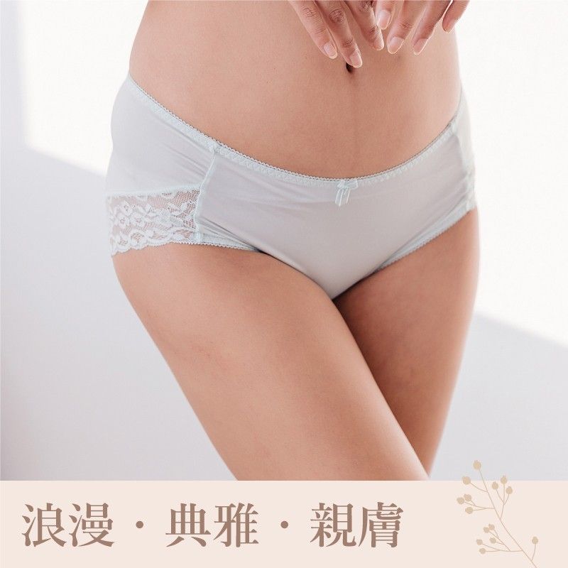 微甜摯愛無痕蕾絲三角內褲｜親膚透氣完美包覆 (台灣製) 【小百合】U81341