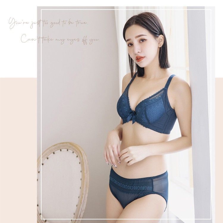 清新蕾絲網紗透氣低腰三角內褲｜吸汗柔軟親膚 (台灣製) 【小百合】U81867