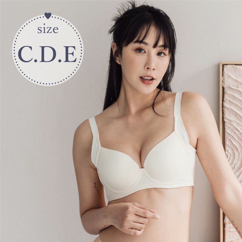 冰雕涼感無痕側推集中內衣｜C-E罩杯 奈米纖維降溫 (收副乳/台灣製) 【小百合美學】85631