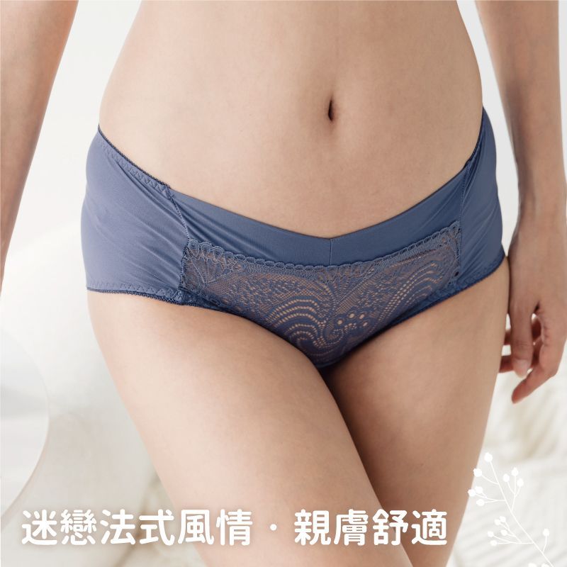 迷戀蕾絲透氣柔軟三角內褲｜性感無痕/包臀舒適自在 (台灣製) 【小百合】U88956