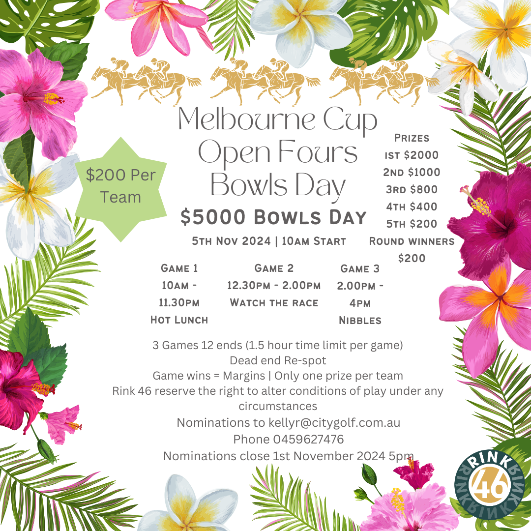 Bowls Rink 46 ━ Beers, Bistro, Bowls & Big Screens