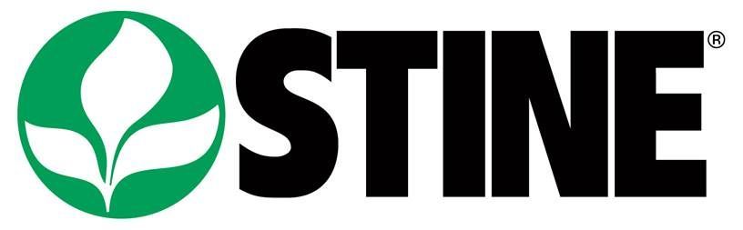 STINE logo with green leaf icon and black text on white background