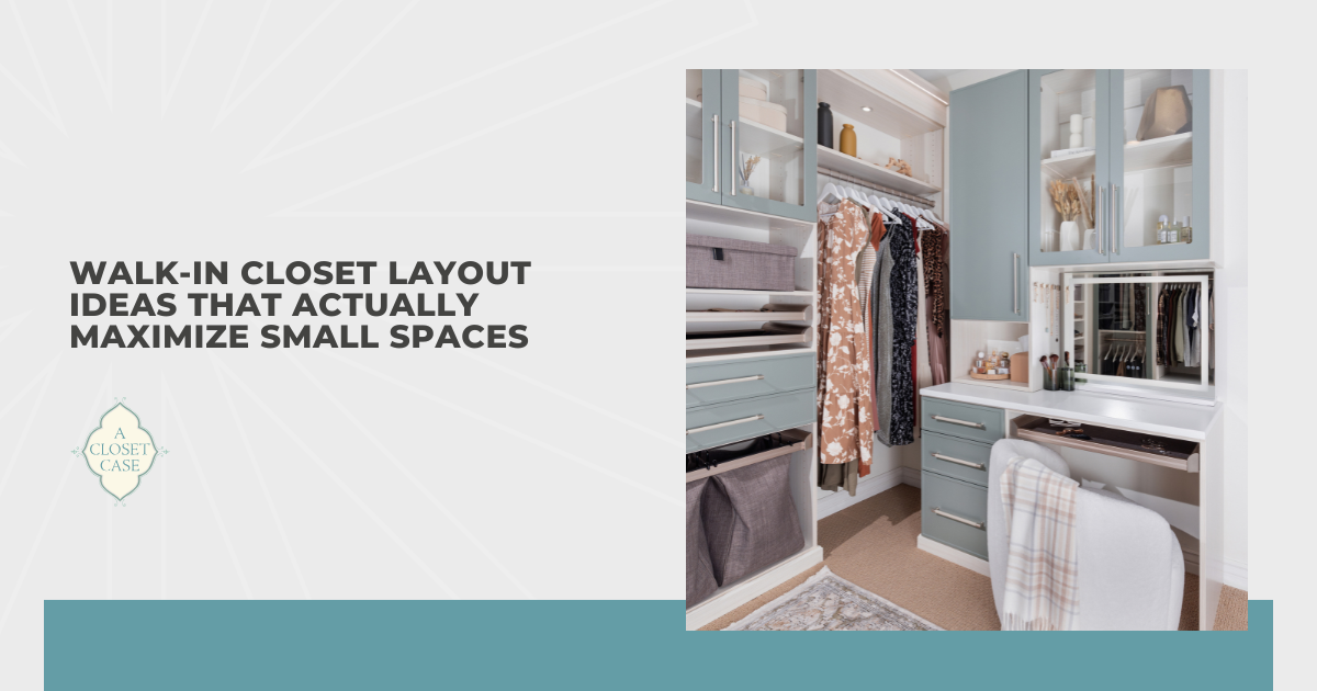 Walk-In Closet Layout Ideas That Actually Maximize Small Spaces