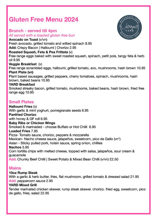 Watergate Yard, Sleaford Bar, Restaurant & Music Venue About Us