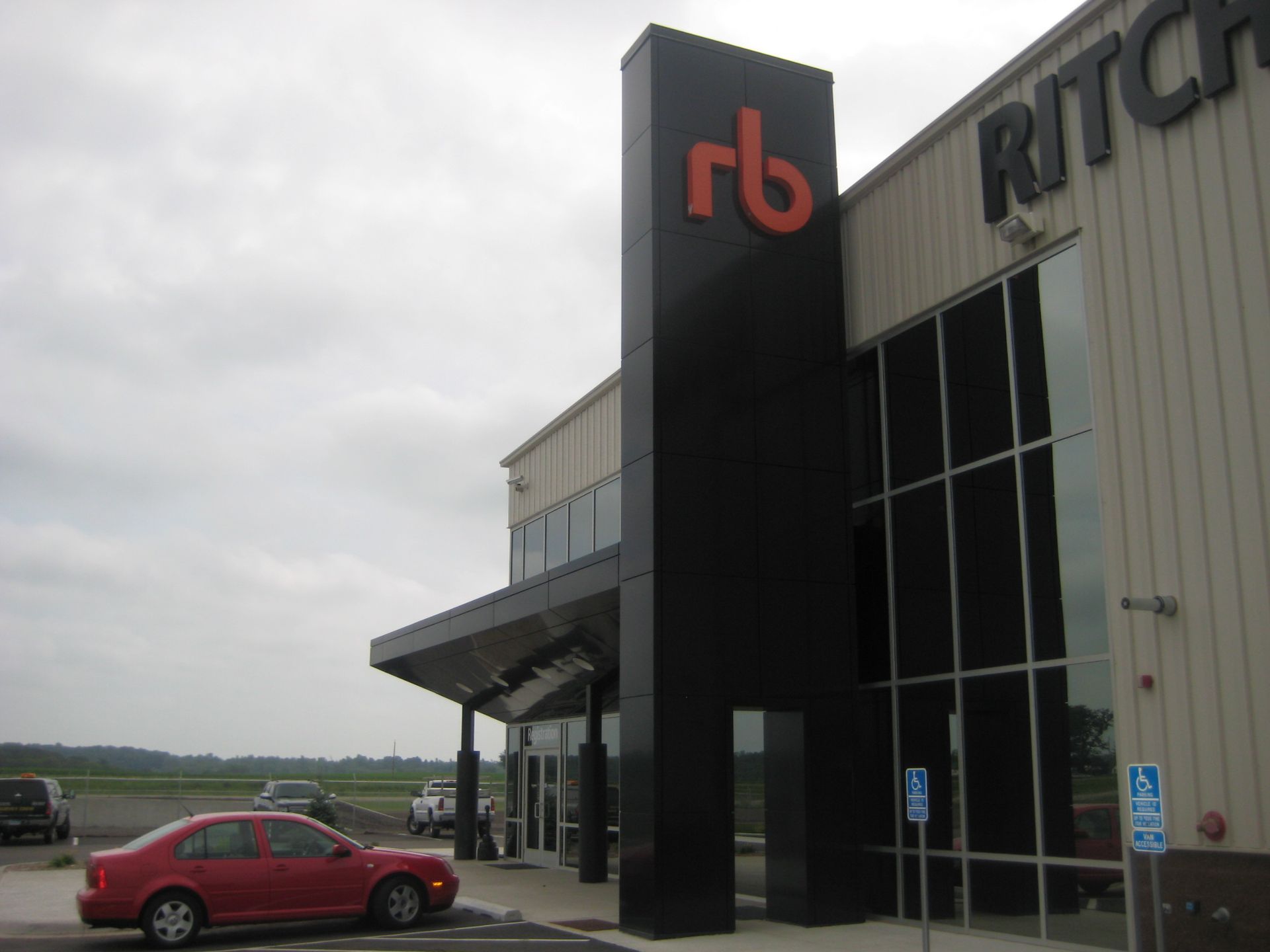 Exterior of Ritchie building with 