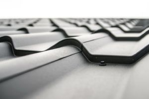 A close up of a roof with a white background.