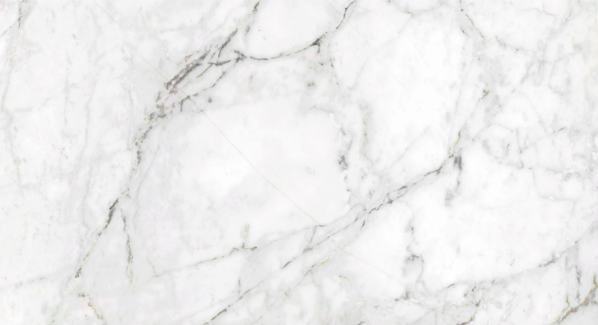 Surface en marbre blanc avec veinures grises.