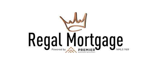 Regal Mortgage logo with a crown icon and “Powered by Premier” tagline
