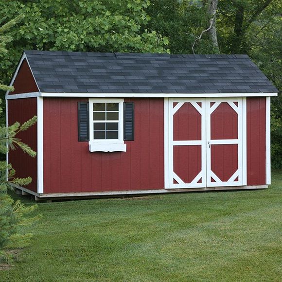 Red Storage Shed — Denham Springs, LA — TIC’s Shed Moving Service LLC Red Storage Shed — Denham Springs, LA — TIC’s Shed Moving Service LLC