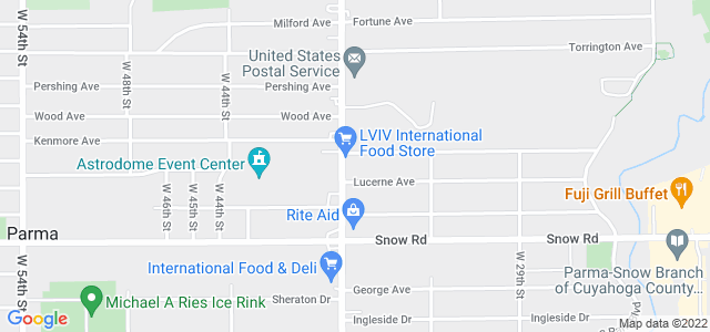 Map of business location