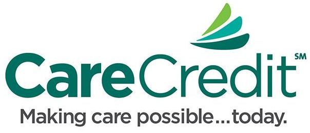 The logo for carecredit is making care possible today.
