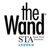 The wand system logo is a single tooth anesthesia system.