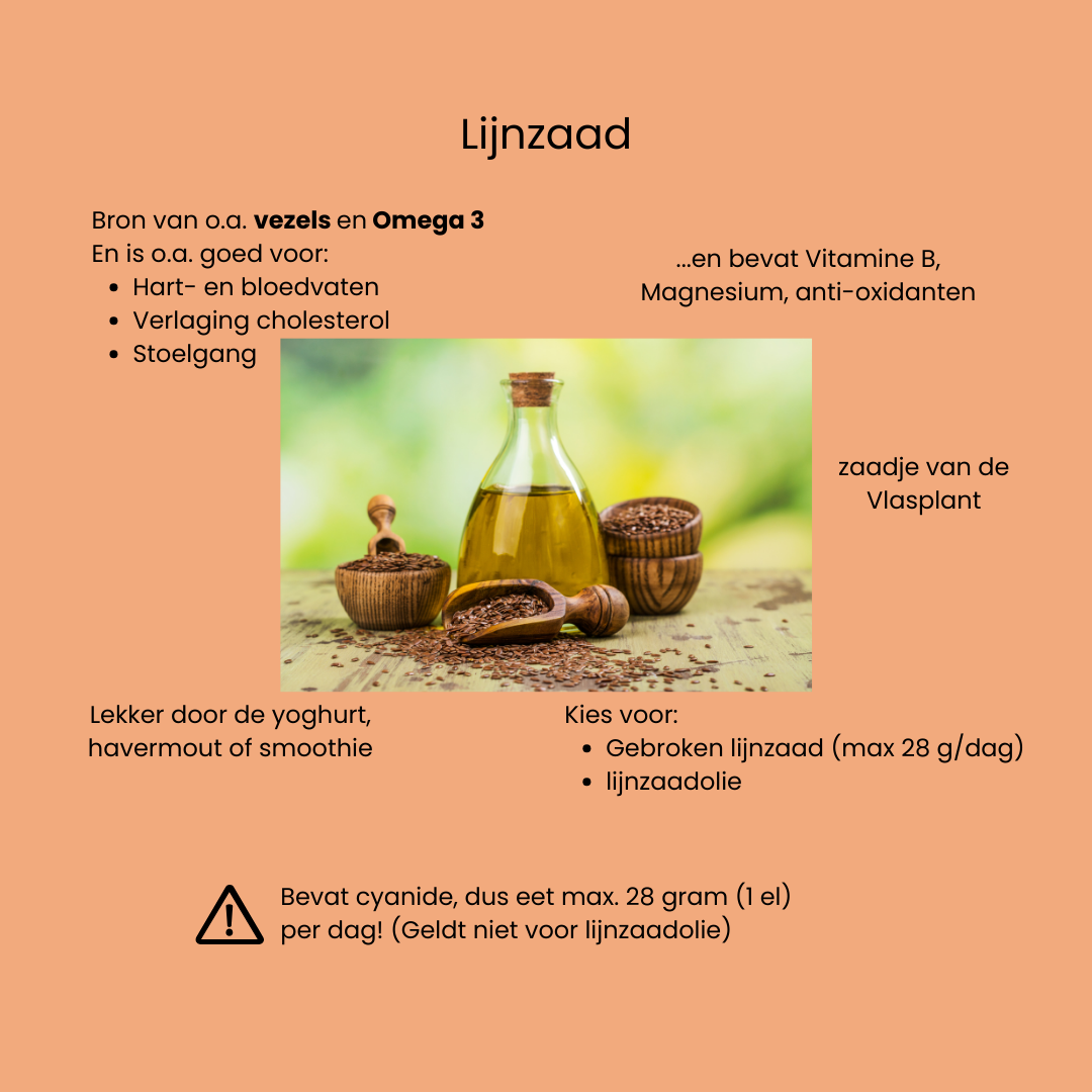Wat is lijnzaad en waarom is het goed voor je