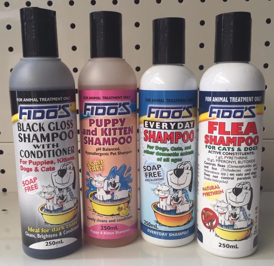 Fido's Range of Shampoos — Mackay City Pet Barn in South Mackay, QLD