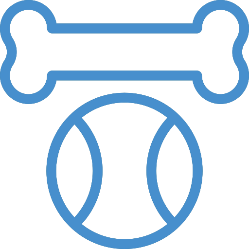 Dog Bone & Ball Icon