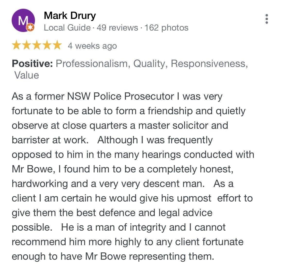 testimony