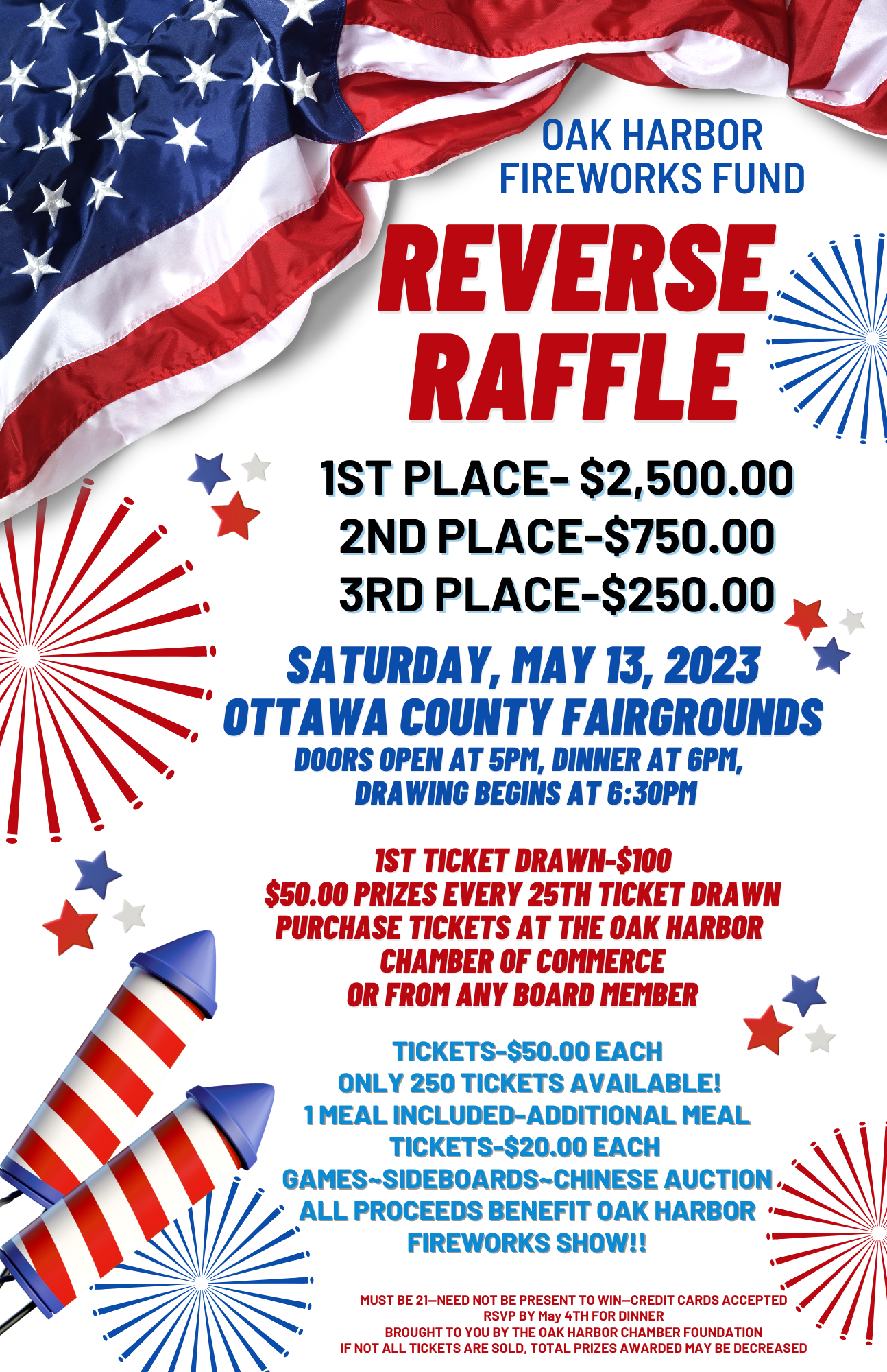 Fireworks Fund Reverse Raffle