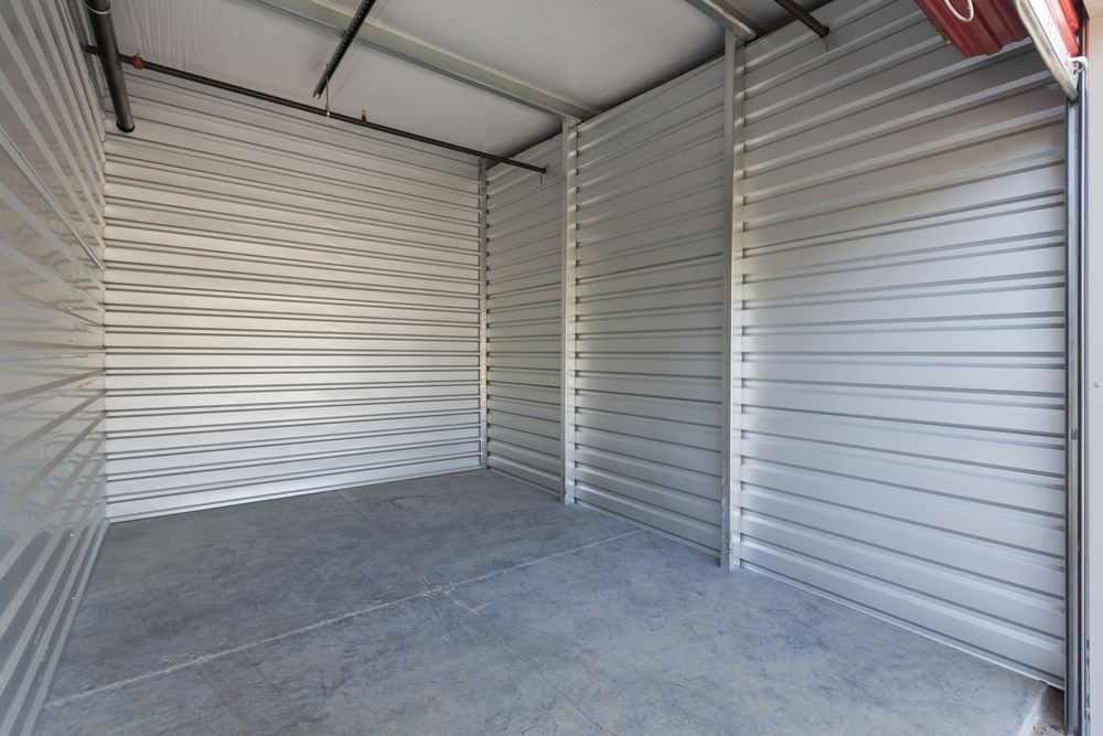 Empty Gray Storage Unit — Tableland Self Storage In Maxwell, QLD