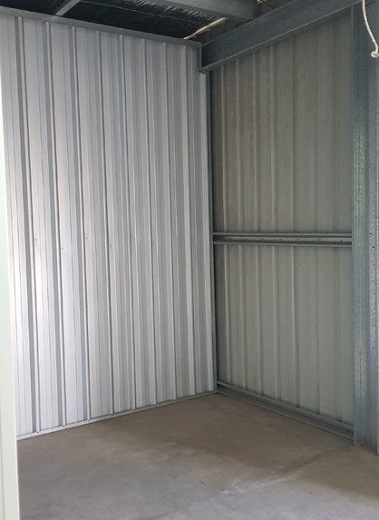 Empty Metal Storage Room — Tableland Self Storage In Atherton, QLD