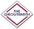 The logo for the groutsmith is a diamond in the shape of a diamond.