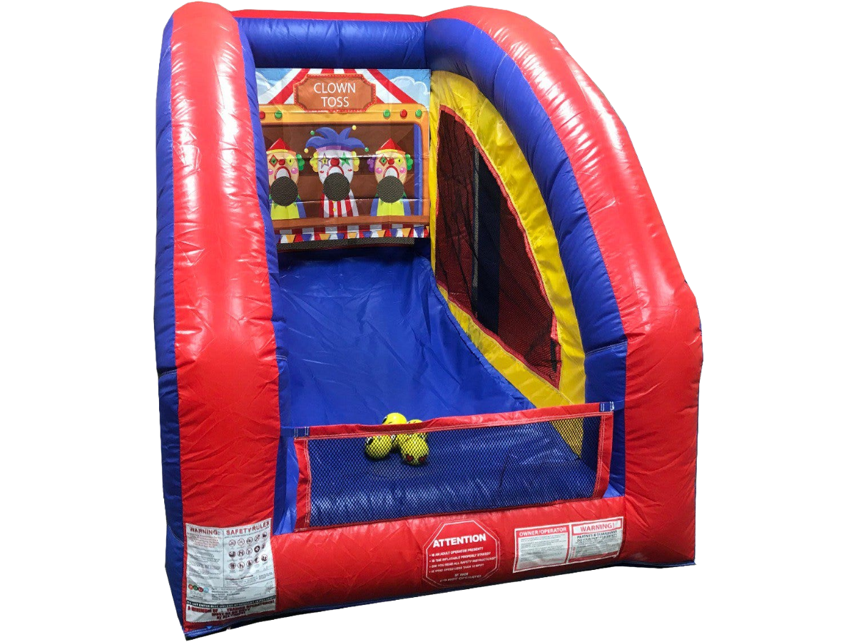 Clown Toss Inflatable Air Frame Game Rental New York City Bronx Manhattan Bronx Queens Long Island Nassau County