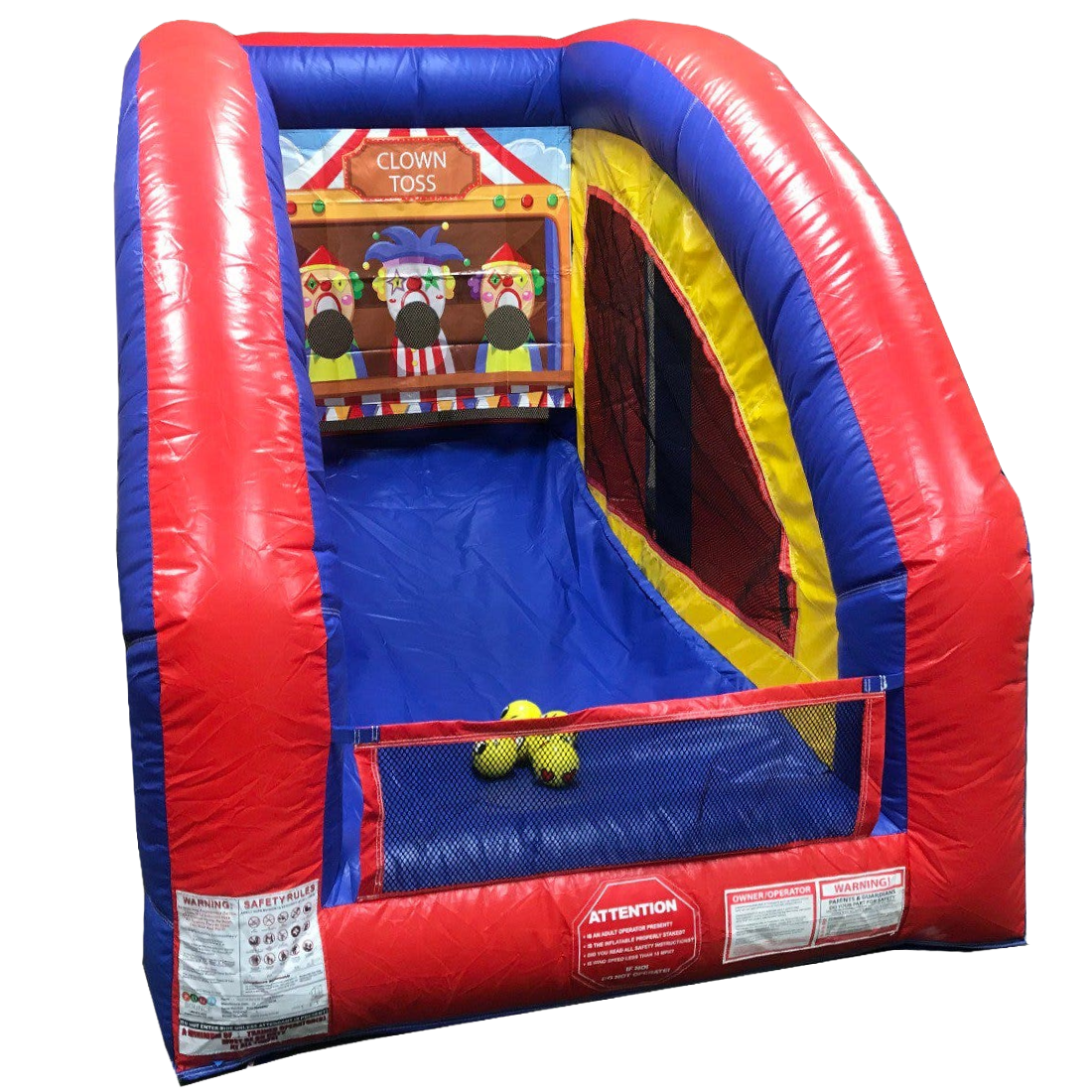 Clown Toss Inflatable Carnival Sports Game