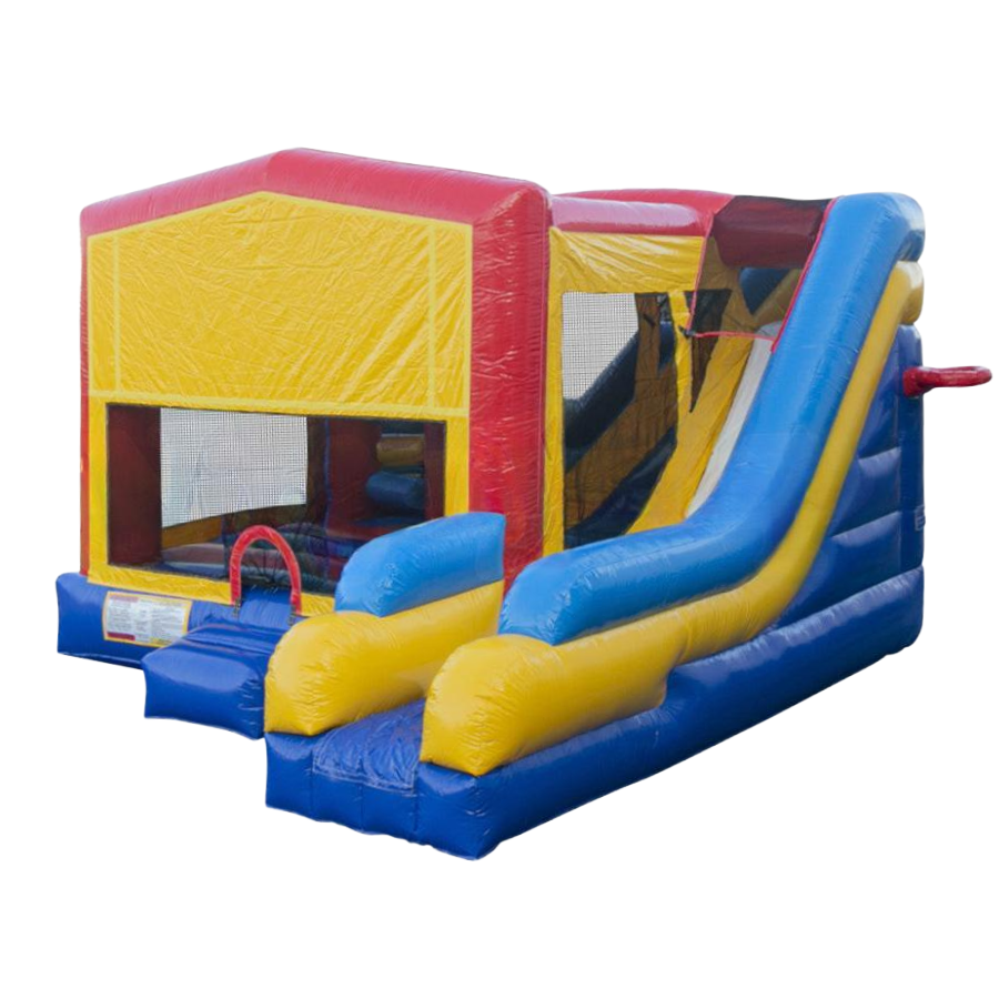 Inflatable Module Combo Bounce House w/ External Slide