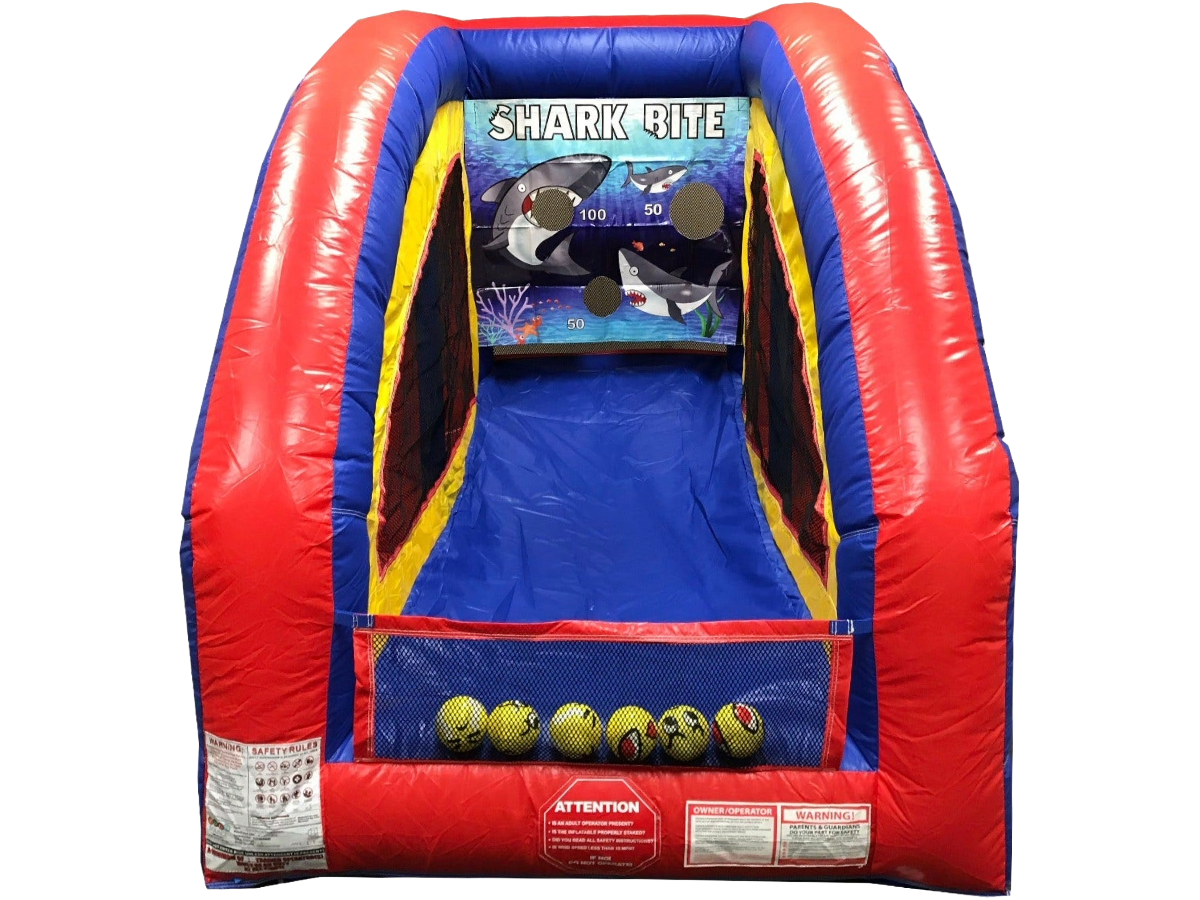 Shark Bite Inflatable Air Frame Game Rental New York City Bronx Manhattan Bronx Queens Long Island Nassau County