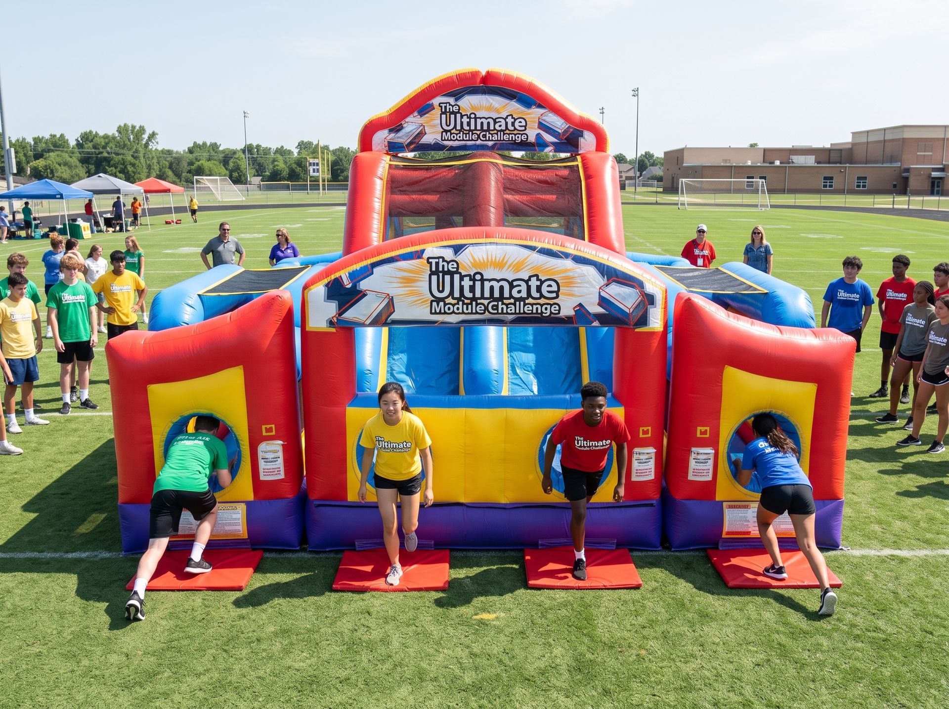 The Ultimate Challenge Inflatable Obstacle Course