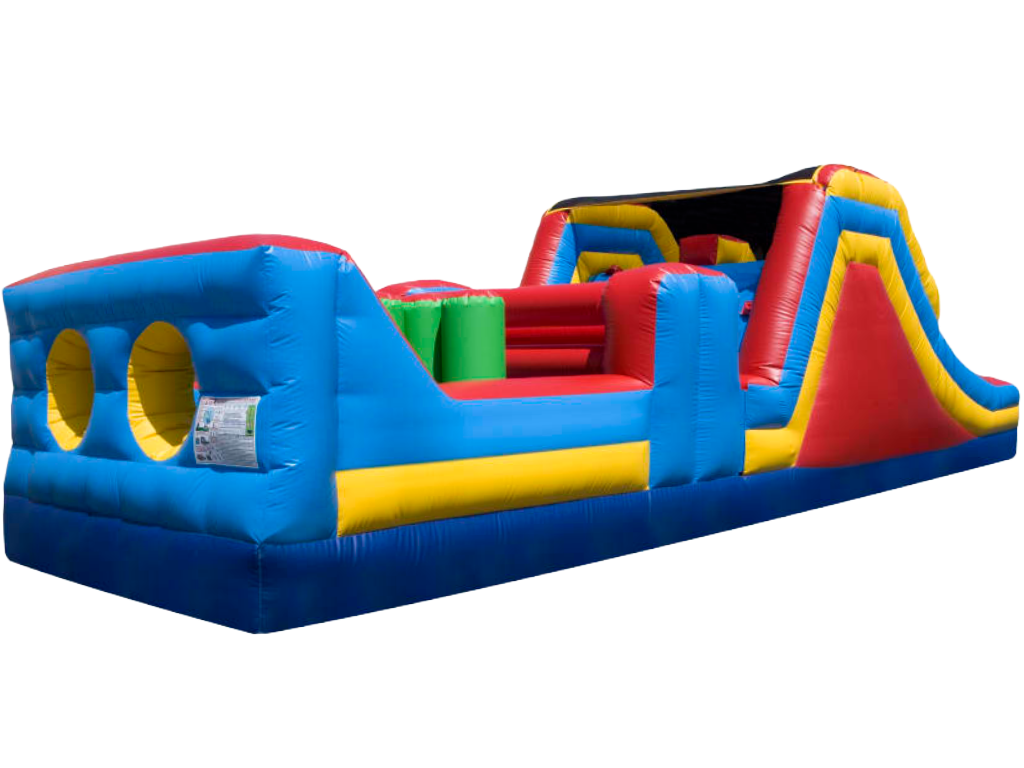 True Blue Inflatable Obstacle Course