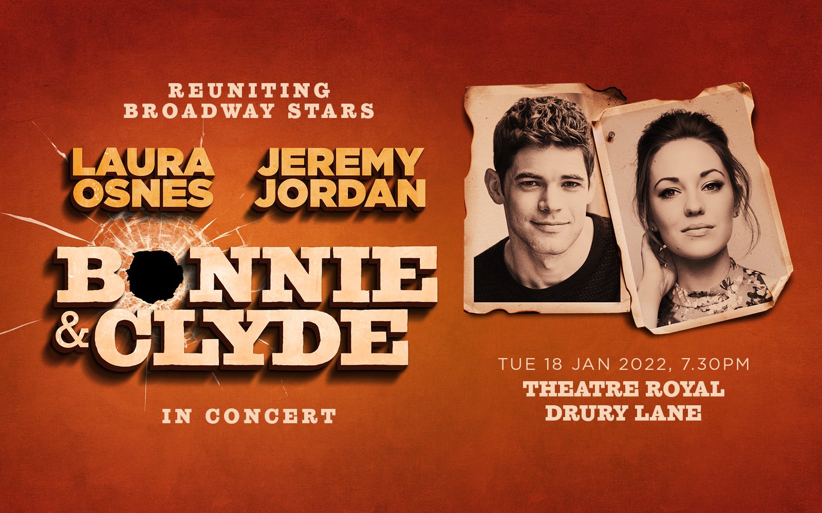Laura Osnes And Jeremy Jordan To Reunite In Bonnie And Clyde In Concert