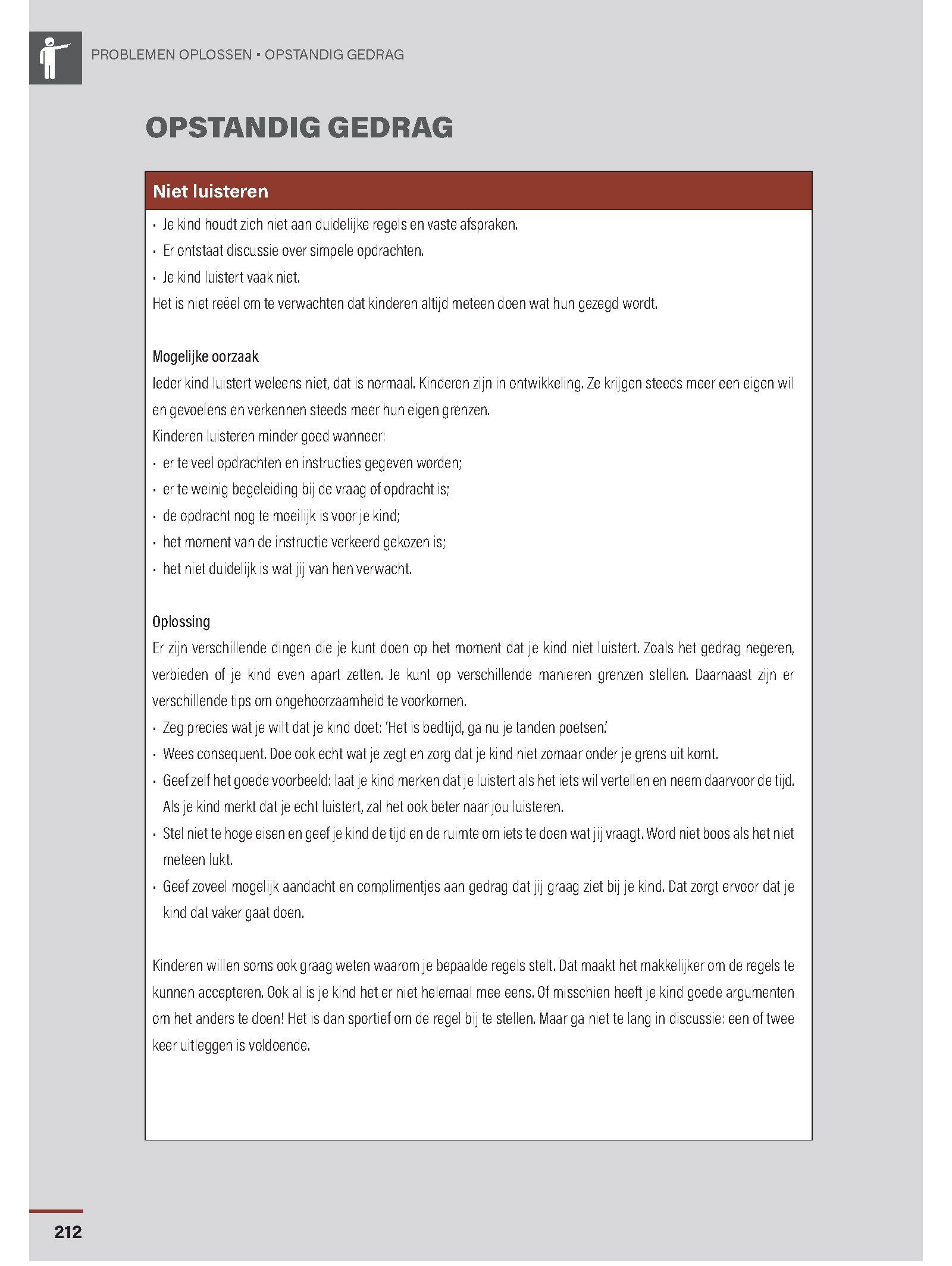 Problemen oplossen, de storingstabel