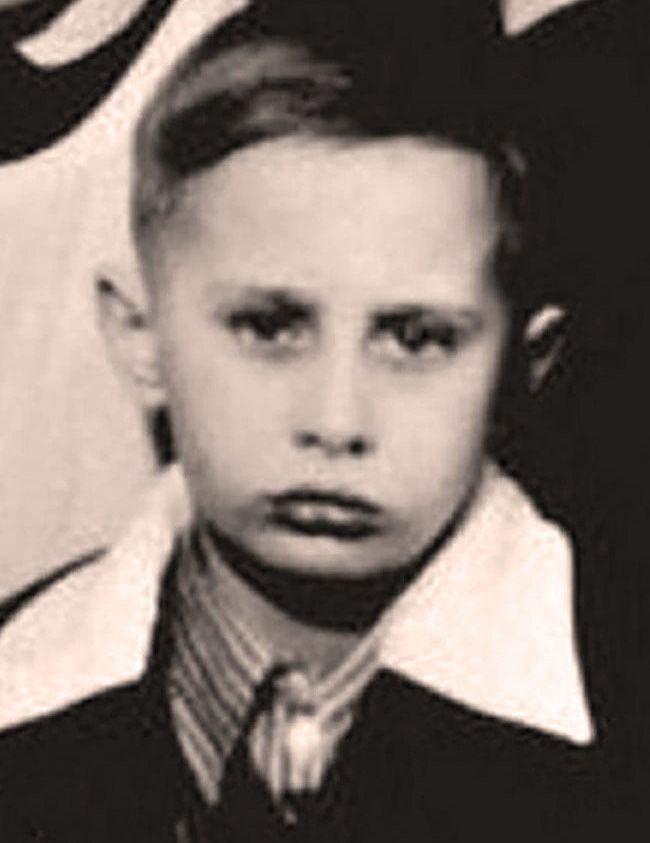 Vladimir Poetin als kind