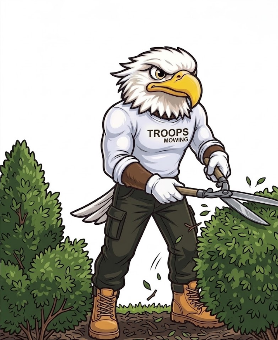Mascot trimming bush