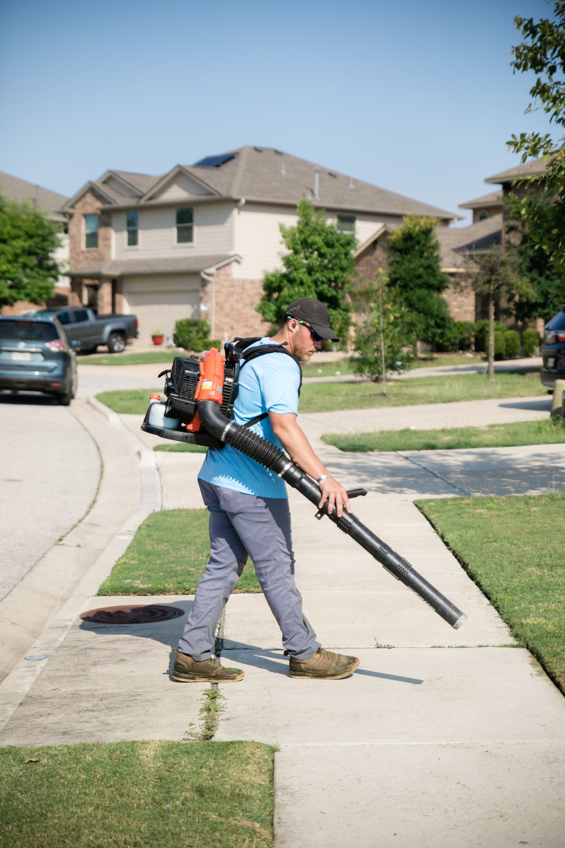 Leaf Blowing