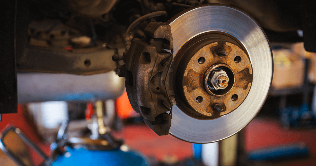 an auto mechanic doing a repair