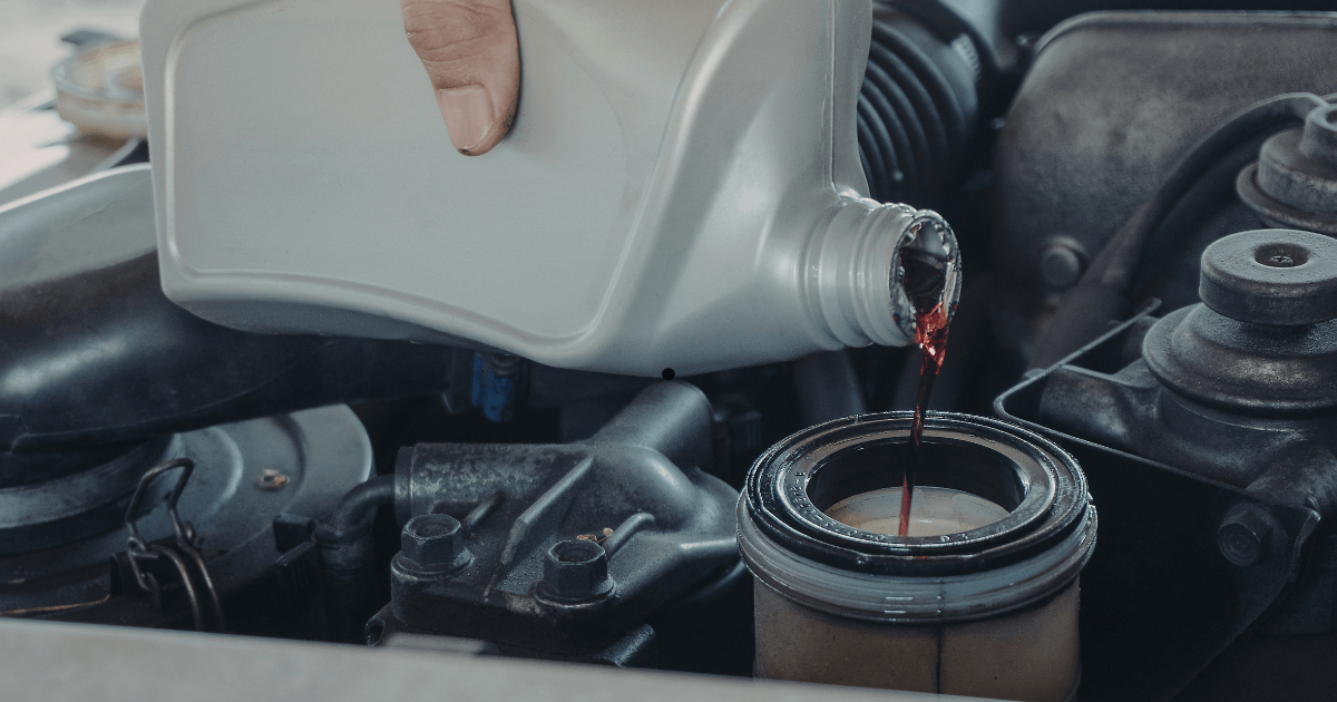 an oil change