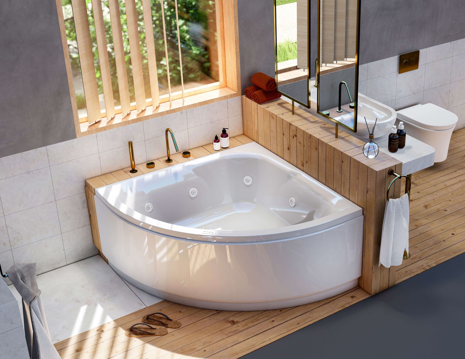 Baignoire Carree 120x120