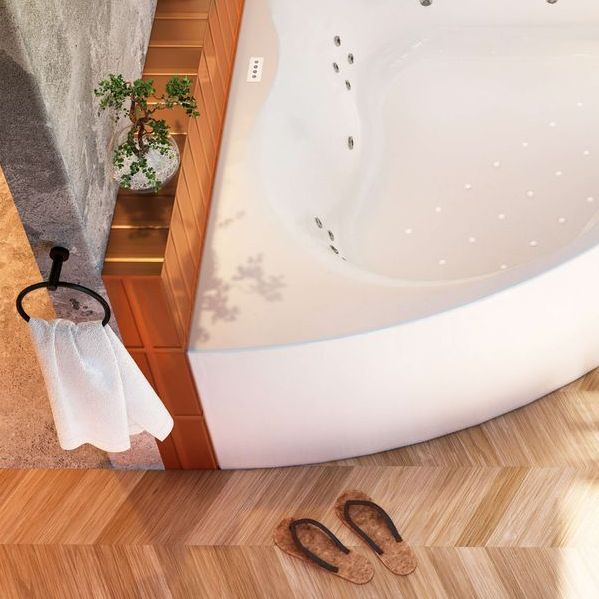 Baignoires Balnéo d'angle 150X150 avec une ou deux vraies places côte à côte et en vis a vis