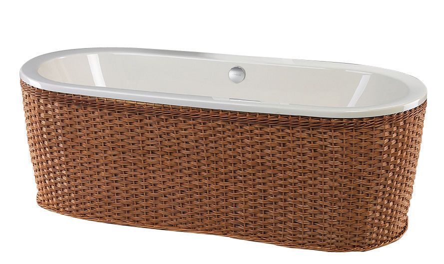 Baignoire avec osier buff