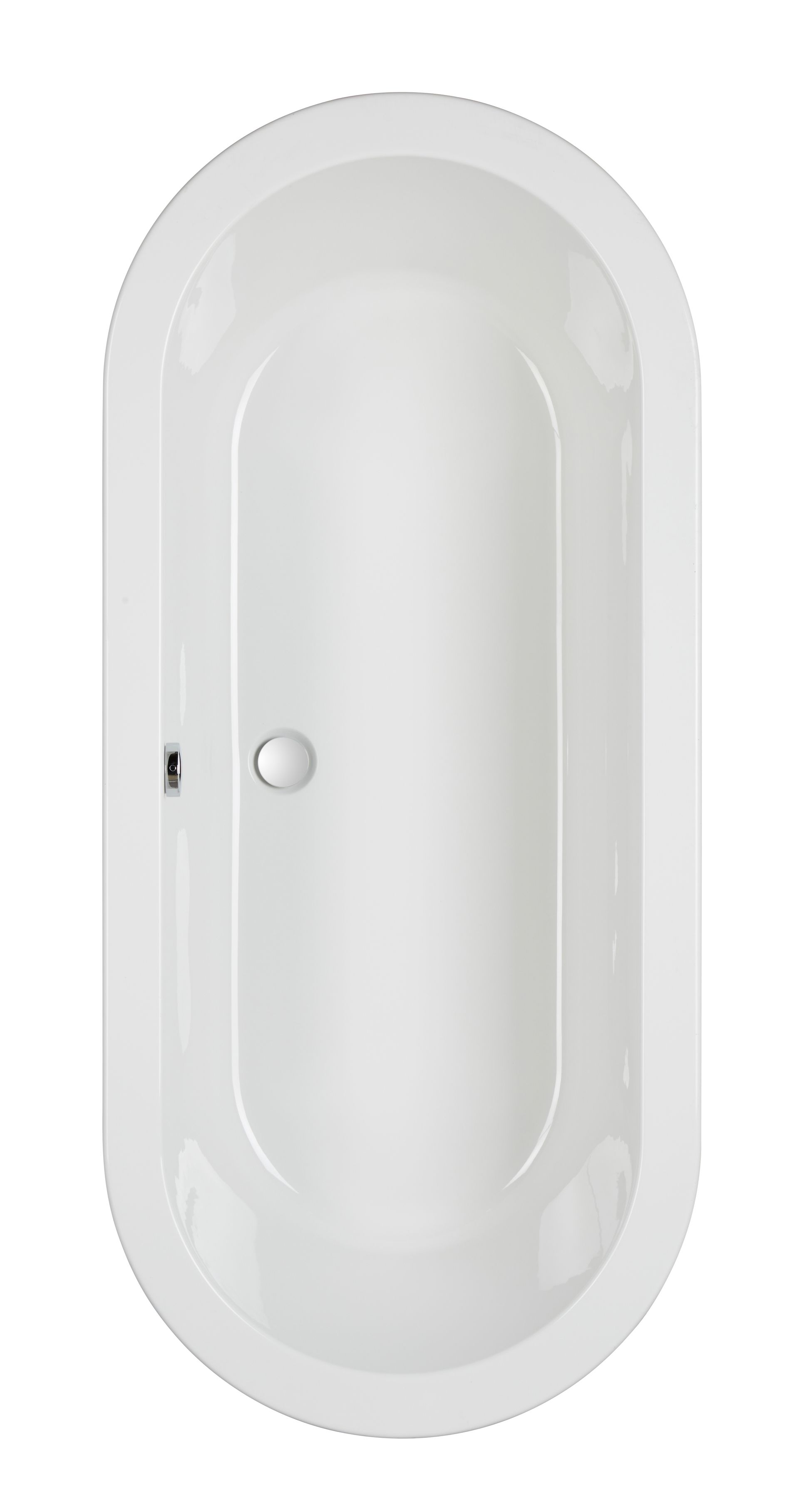 Baignoire ovale 180 pour installation sous plan