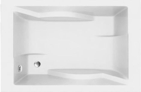 Large baignoire Balnéo rectangulaire pour 2
