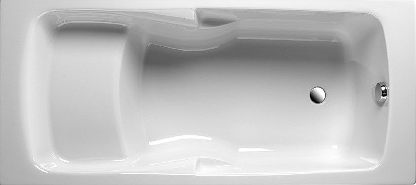 Baignoire modèle Prespa avec siège type baignoire sabot dimensions 150,160 et 170 cm