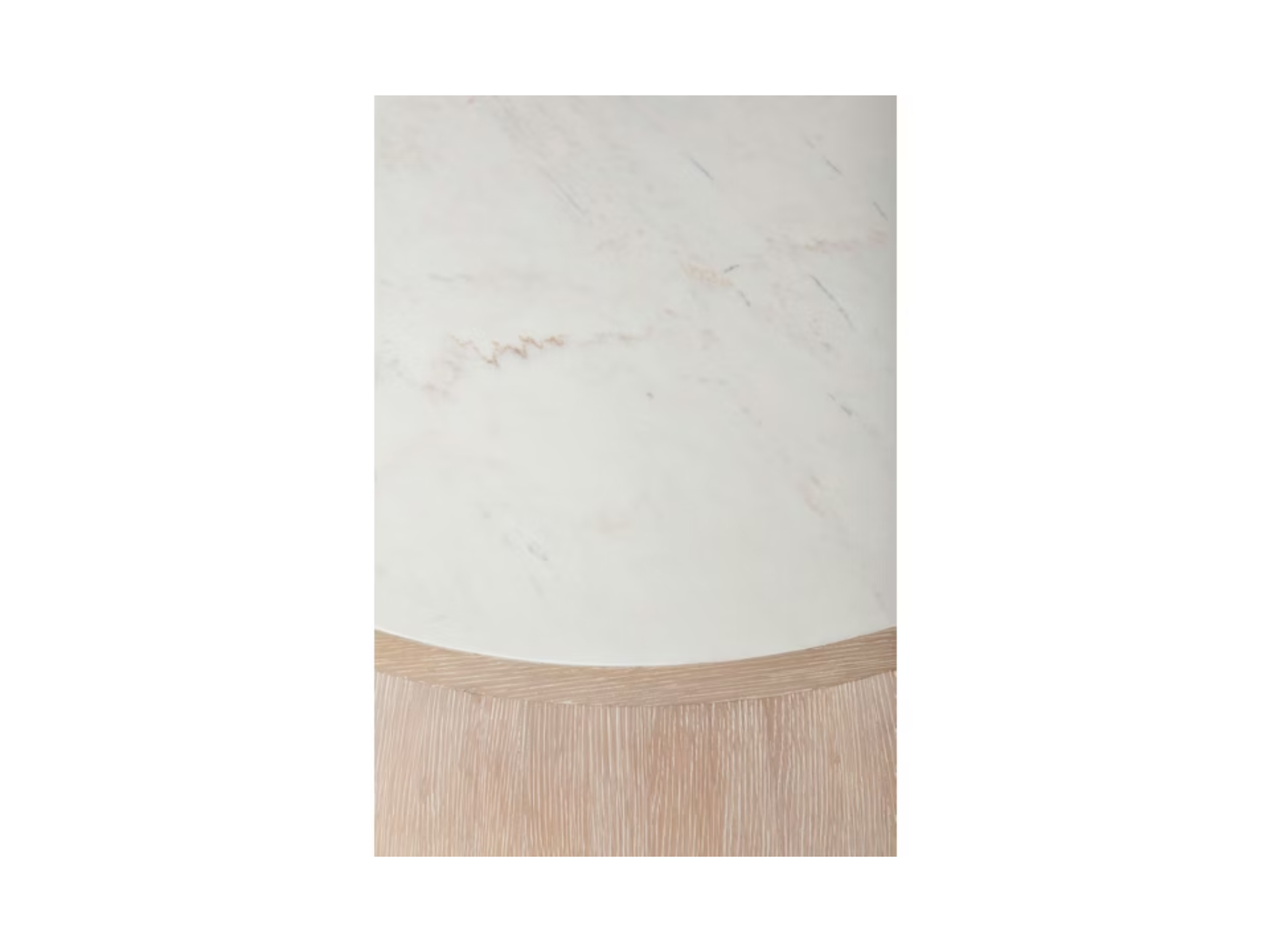 Baker Round Cocktail Table with Marble Top - New