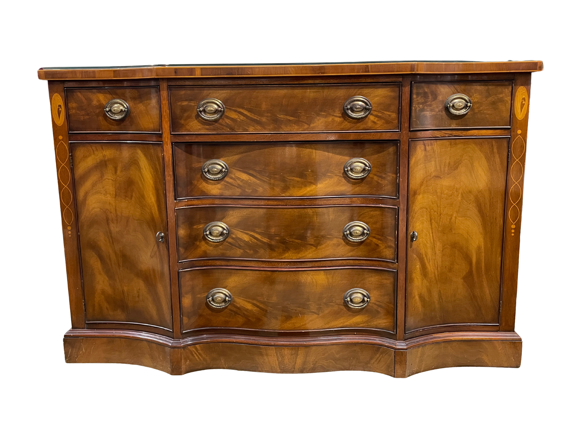 Drexel Mahogany Serpentine Sideboard from the Wallace Nutting Collection