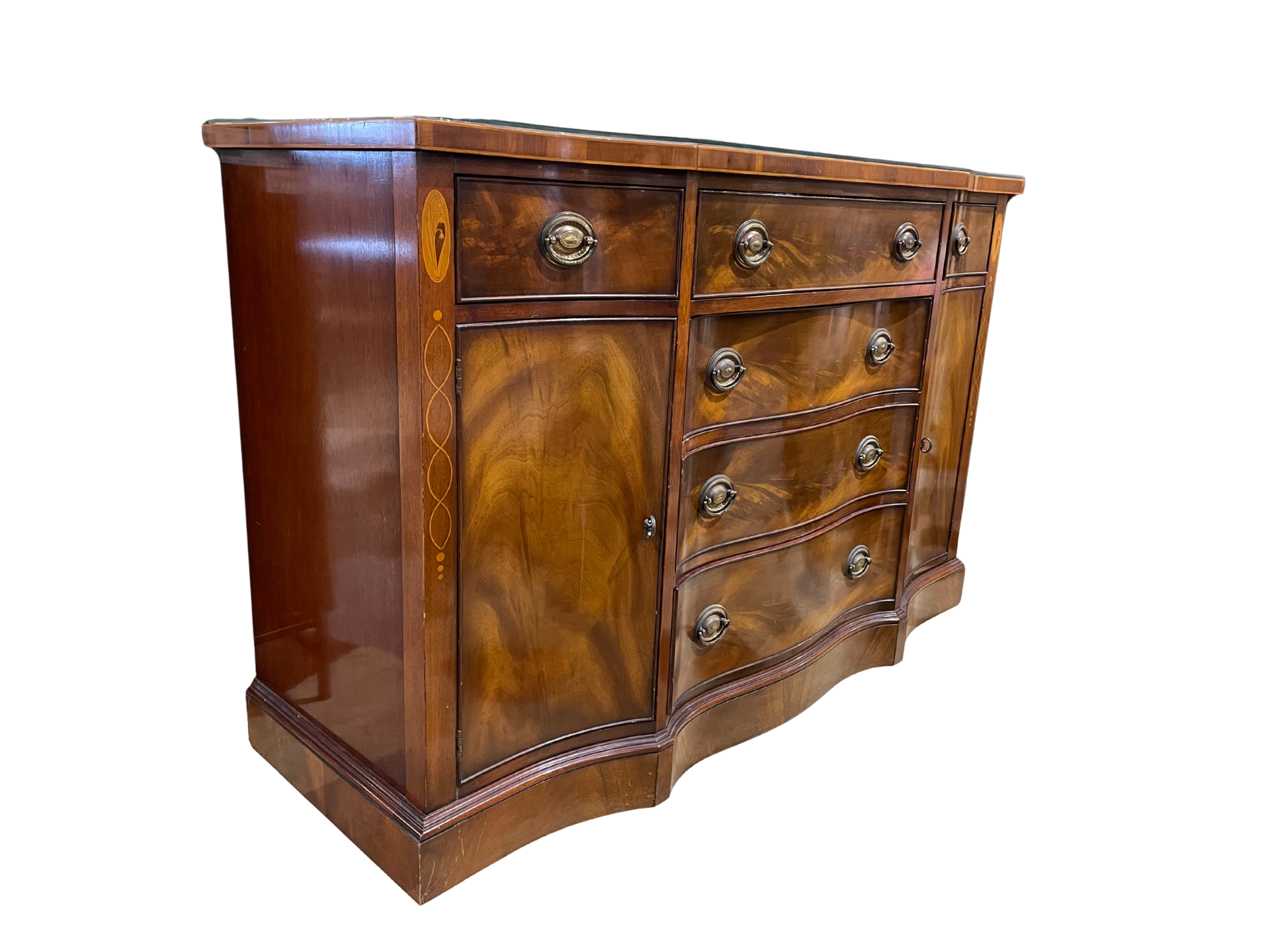 Drexel Mahogany Serpentine Sideboard from the Wallace Nutting Collection