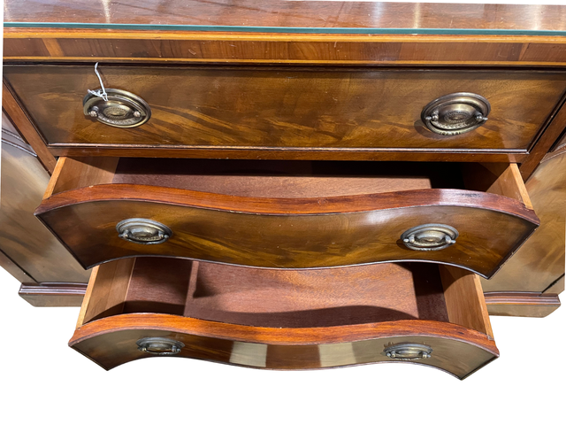 Drexel Mahogany Serpentine Sideboard from the Wallace Nutting